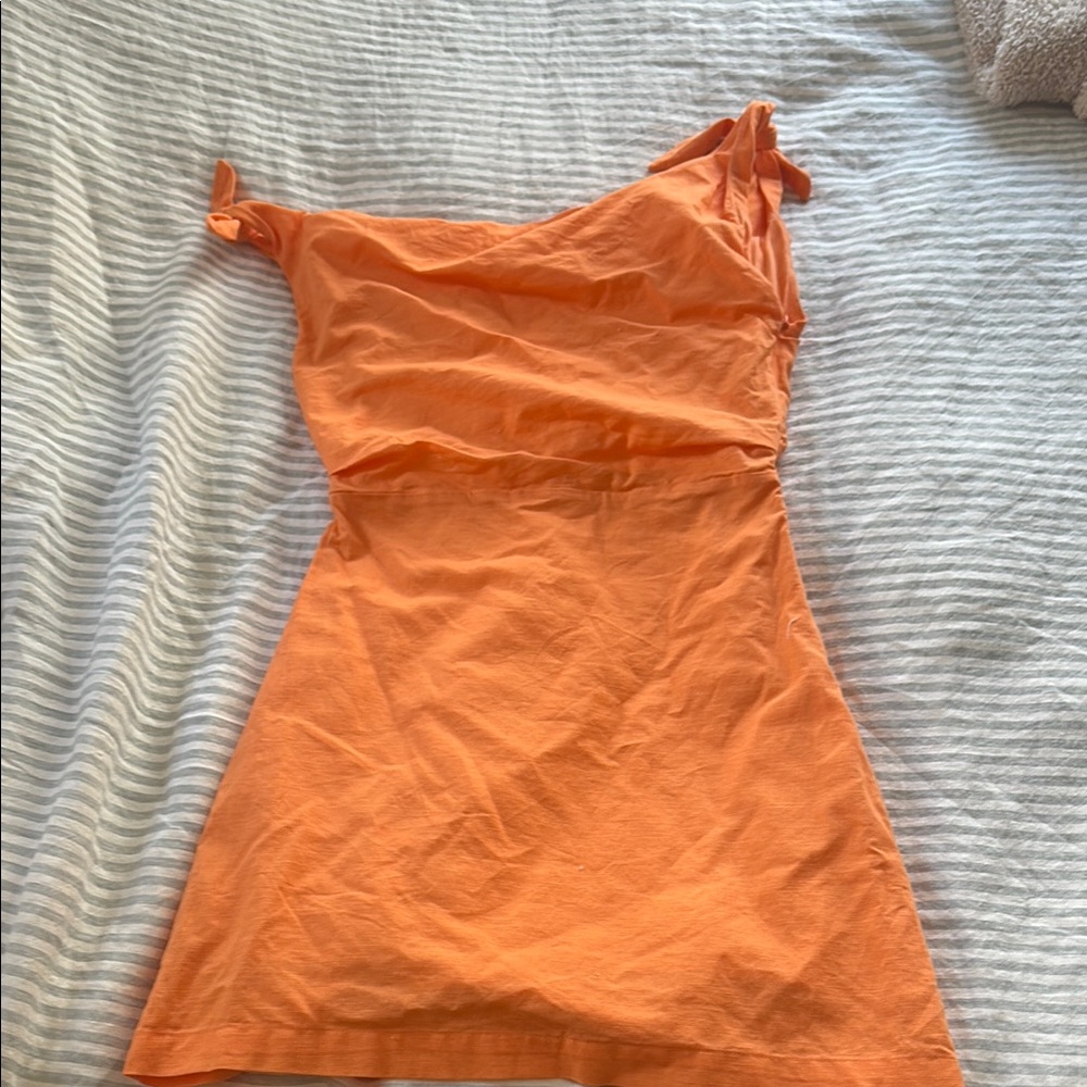 Showpo Vibrant Tangerine Dress size US 4